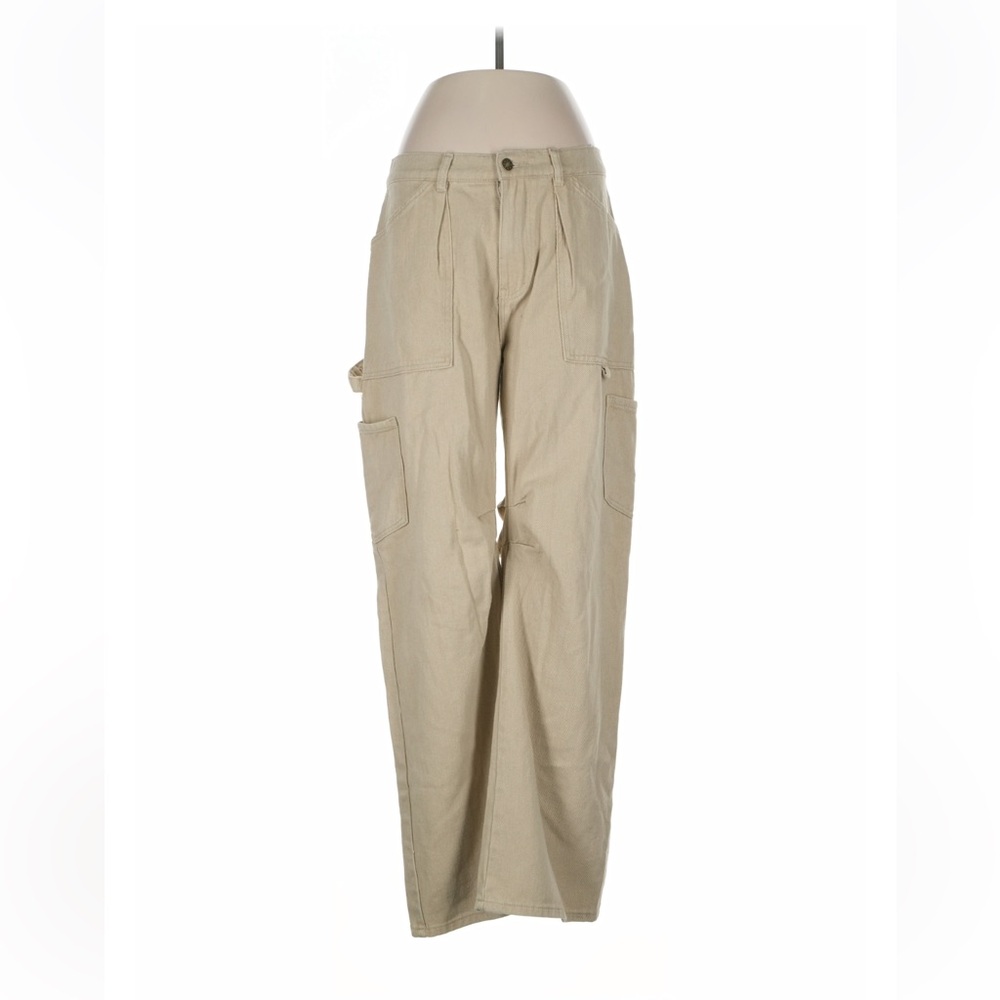 Lioness Miami Vice Beige Cargo Pants, Large